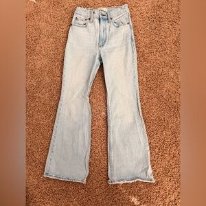 Abercrombie & Fitch Light Blue Flare Women's Jeans